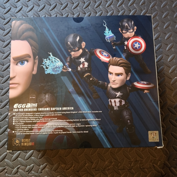 Captain America Egg Attack Action Figure - Picture 2 of 2
